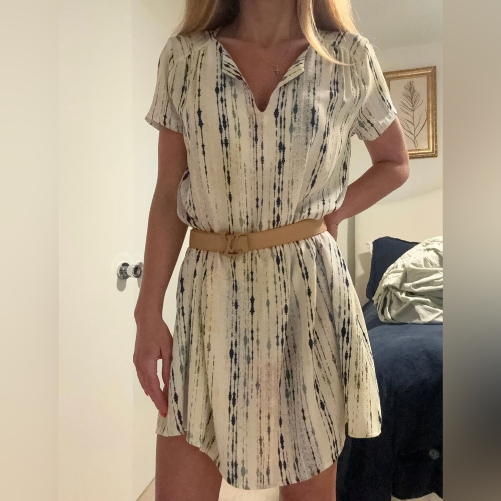 XS Lush Multicolored Shift Dress NWOT